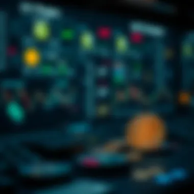 Visual comparison of different cryptocurrency exchanges