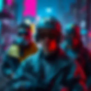 Cultural Significance of CryptoPunks An artistic representation showcasing the cultural significance of CryptoPunks