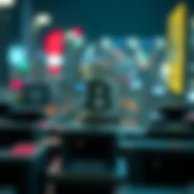 Visual depiction of regulatory impacts on crypto prices