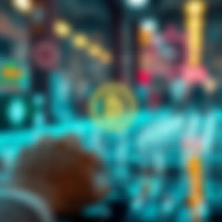 Infographic illustrating technology's role in DeFi