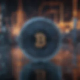 Abstract representation of blockchain technology