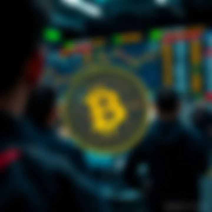 Key Players in Cryptocurrency Market Infographic depicting key players in the cryptocurrency market