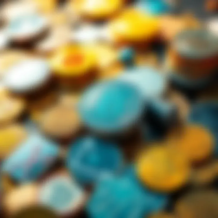 Diverse range of cryptocurrencies
