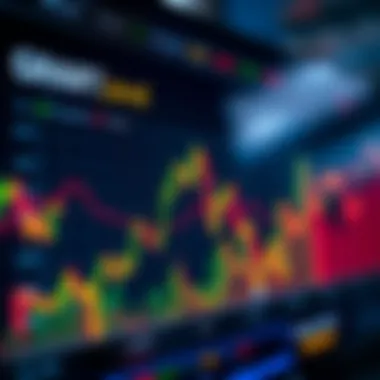 Cryptocurrency Market Trends A chart showing cryptocurrency market trends