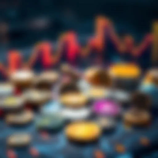 An overview of diverse cryptocurrencies on a digital platform