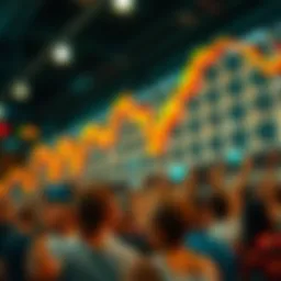 A visual representation of cryptocurrency market trends