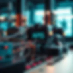 Communication between software components via APIs