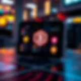 User interface of the Bixin Wallet showcasing various cryptocurrency options