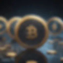 Visual representation of blockchain technology