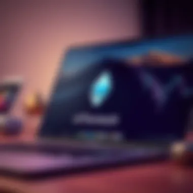 User interface of an Ethereum wallet on Mac