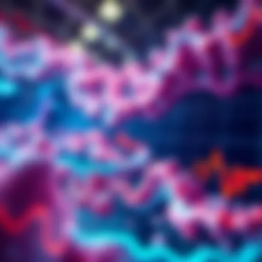 Visual representation of fractal patterns in stock prices