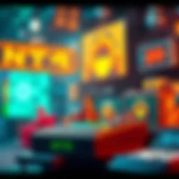 A vibrant digital artwork exemplifying the NFT art trend