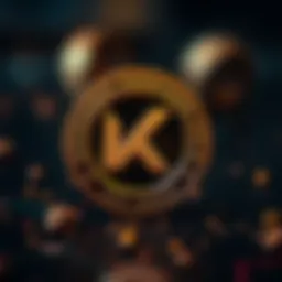 A visual representation of Kit Coin's logo
