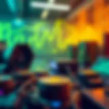 A graphical representation of free cryptocurrency mining platforms