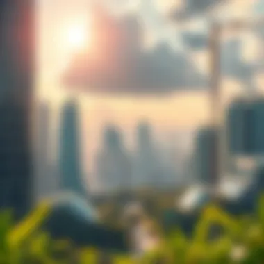 Vision of a Sustainable Future Future city powered by renewable energy sources