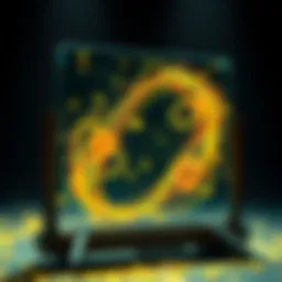 A digital canvas showcasing an AI-generated artwork