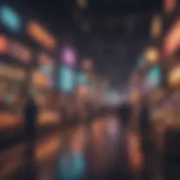 Visual representation of the NFT marketplace concept