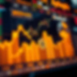 Graph showcasing cryptocurrency market trends influenced by data analytics