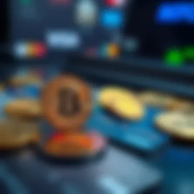Credit Card Transactions in Cryptocurrency Visual representation of credit card transactions in cryptocurrency