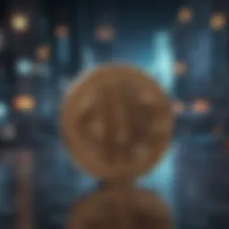 Symbolic representation of decentralized finance with blockchain elements
