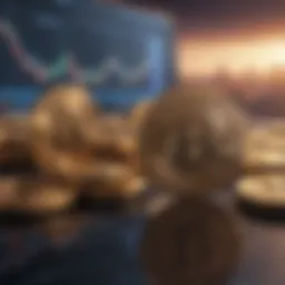 Visual representation of a cryptocurrency trading strategy