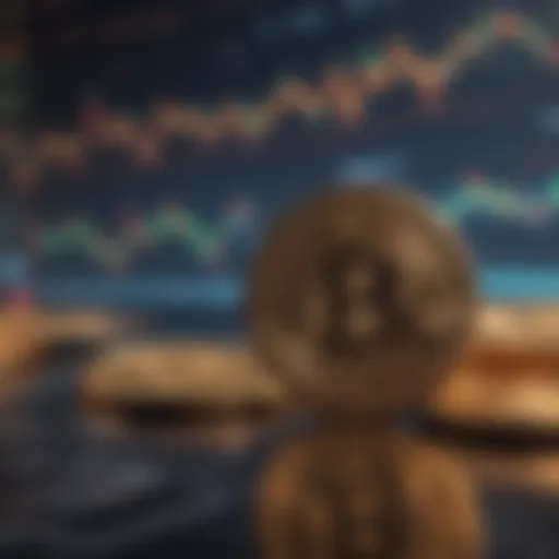 A visual representation of cryptocurrency trading strategies