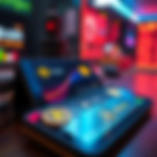 Modern digital wallet showcasing cryptocurrency options