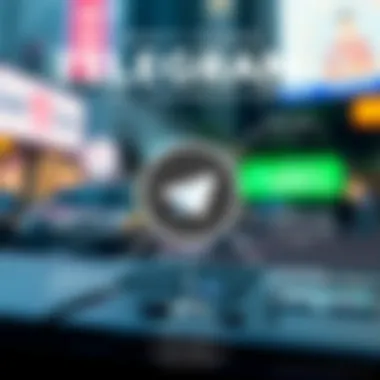 Visual infographic showcasing the benefits of using Telegram for transactions