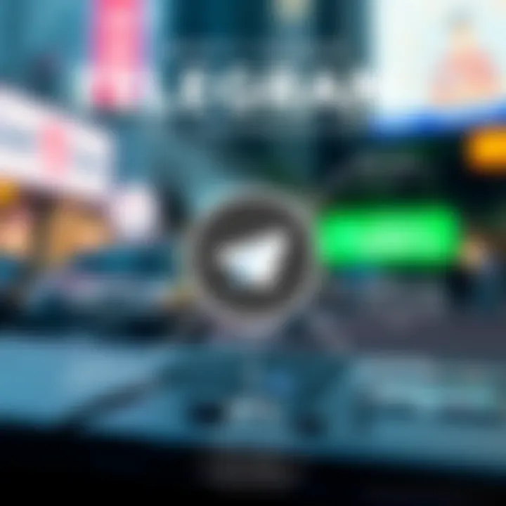 Visual infographic showcasing the benefits of using Telegram for transactions