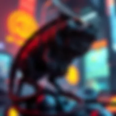 Digital Art in the NFT Realm A captivating digital artwork representing the concept of NFTs