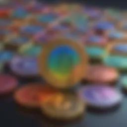 Illustration showcasing the origin of rainbow tokens