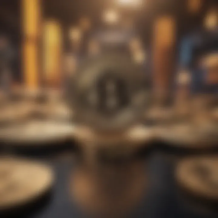 Visual representation of factors affecting cryptocurrency prices